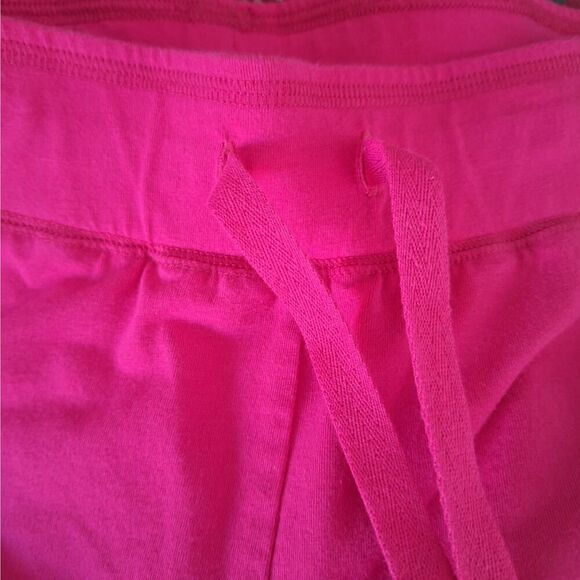 Make + Model Womens Drawstring Lounge Pants Barbie Pink Wide Leisure Comfort XL - Picture 4 of 9